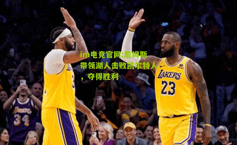 im电竞官网:詹姆斯带领湖人击败凯尔特人，夺得胜利